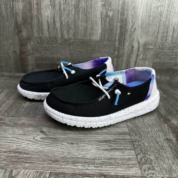 Hey Dude Kids size 11 Color Fun Slip On Multicolored Lightweight Shoes - Picture 4 of 8